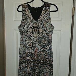 Karen Kane Multicolor Paisley Midi Dress